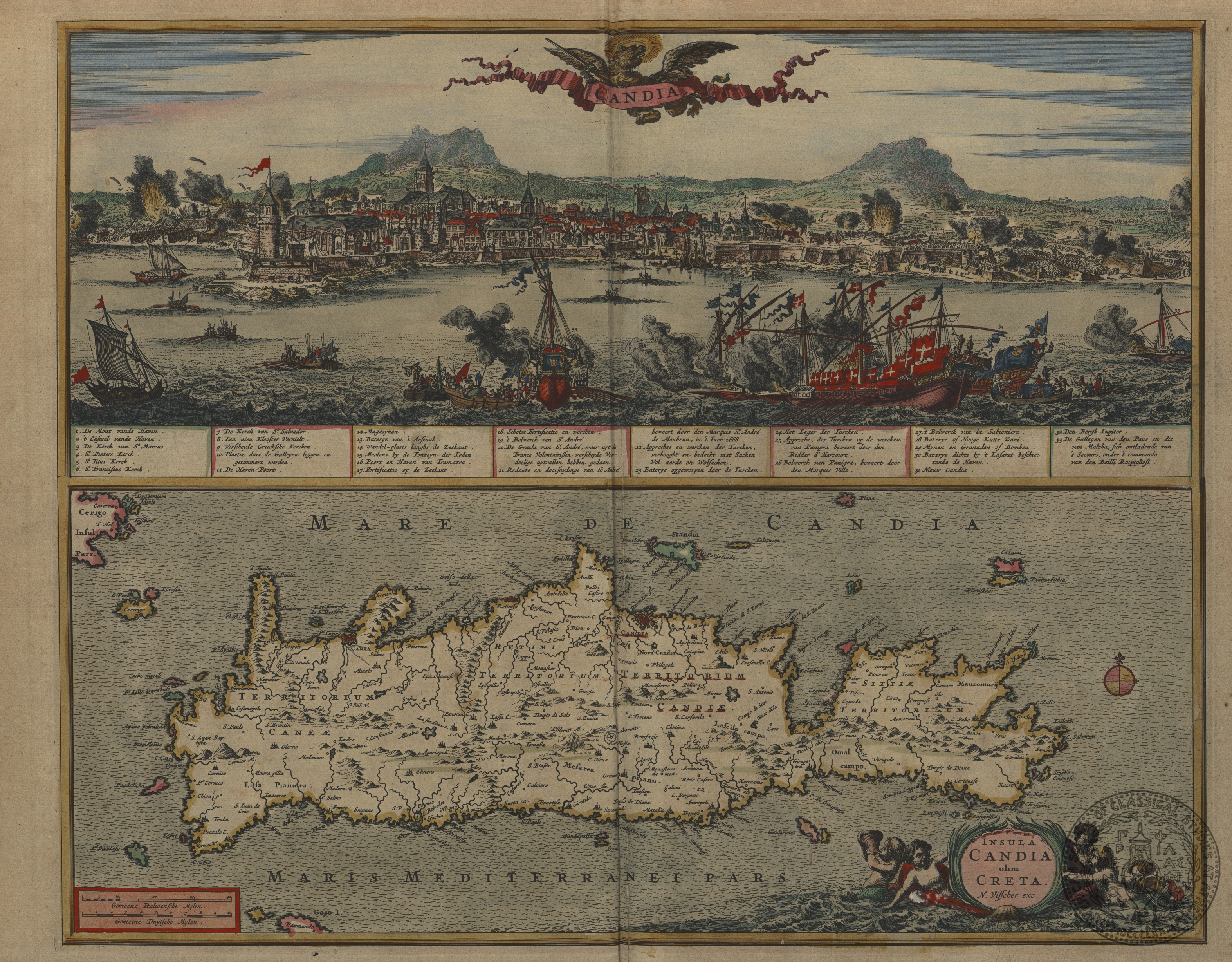 Insula Candia olim Creta.